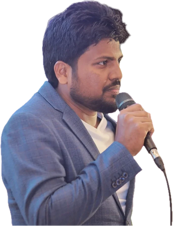 Abdul Mannan Zinnat, founder of SpaGreen Creative, speaking at an event